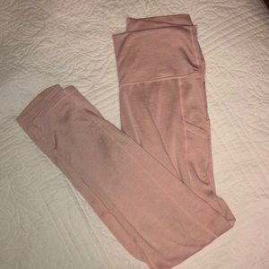 Aerie chill play move pale pink leggings
